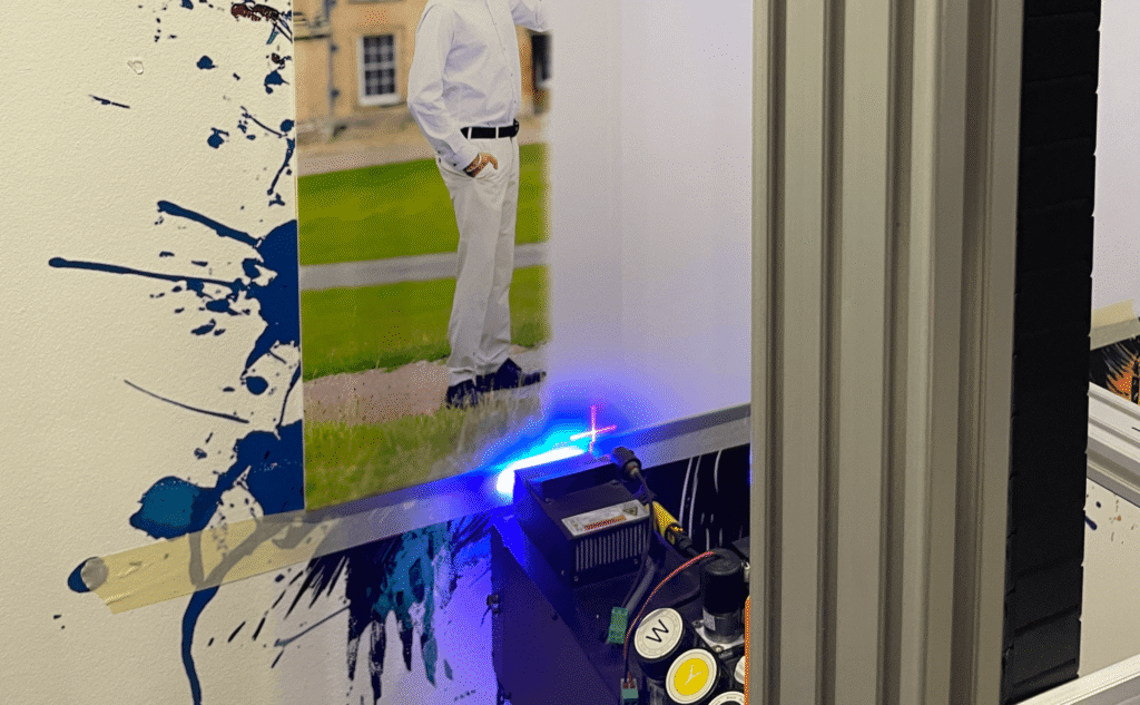 Precision Wall Printing Close-Up
