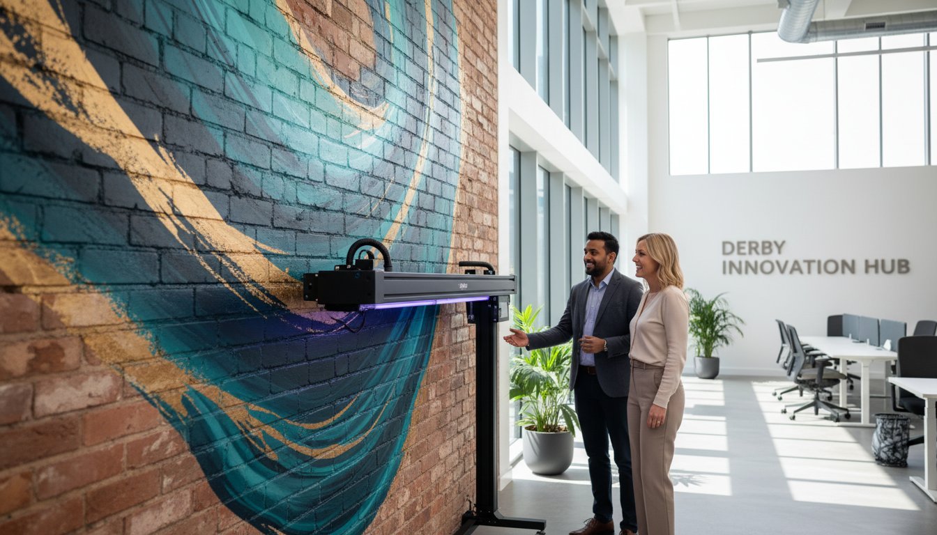 Custom Wall Graphics: The Ultimate Guide to Direct-to-Wall UV Printing