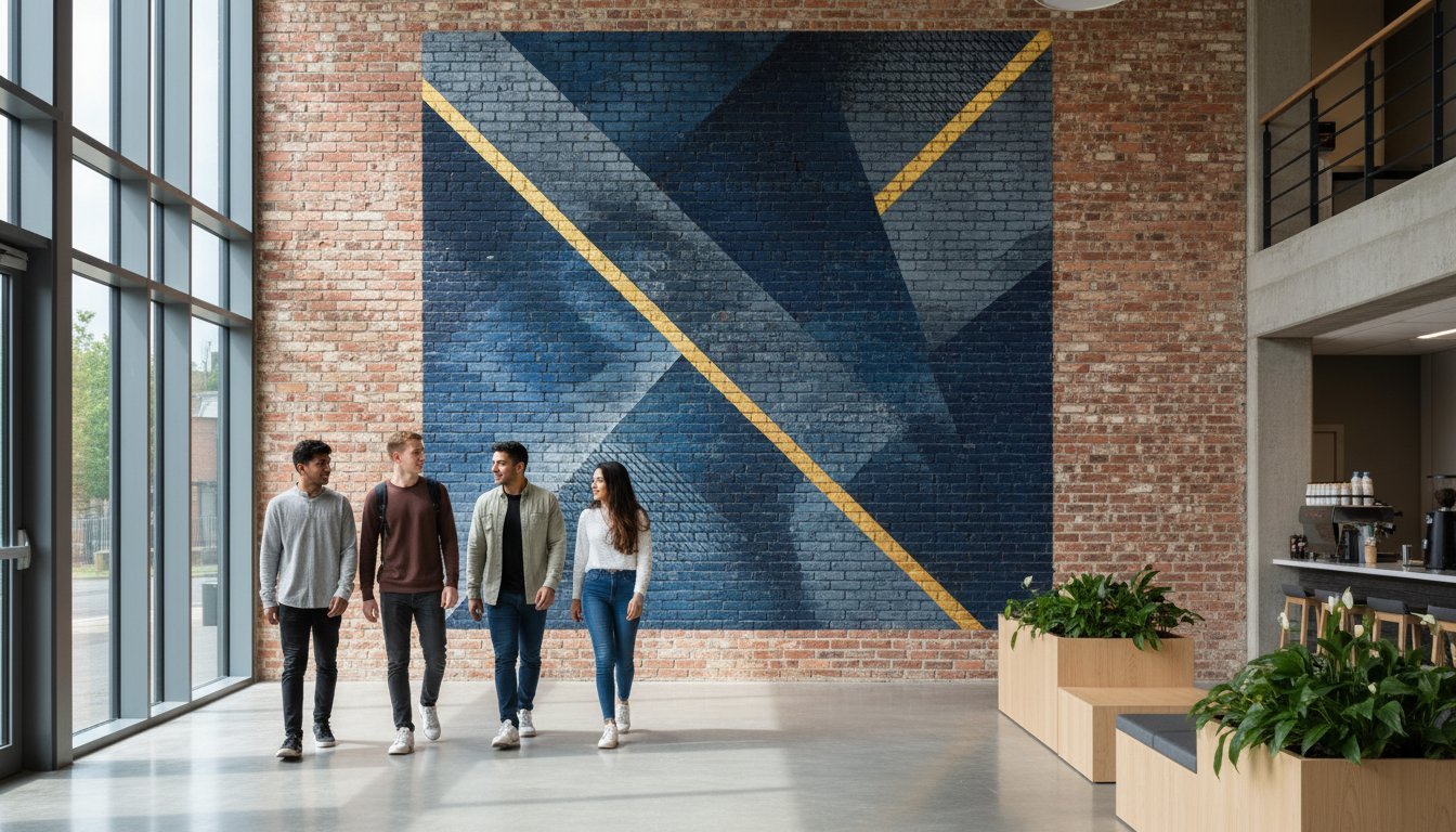 University Campus Wall Art: Transforming Higher Education Environments with Direct-to-Wall Printing