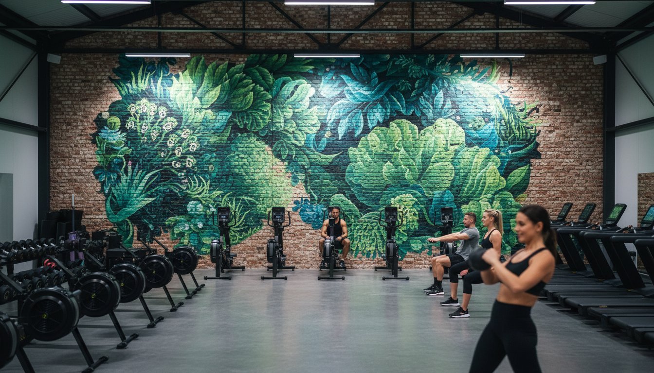 Gym and Fitness Centre Murals: High-Impact Visuals for Modern Training Spaces