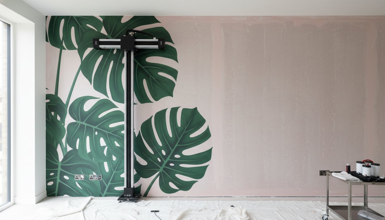 Printing on Bare Plaster Walls: The Modern Alternative to Paint and Wallpaper