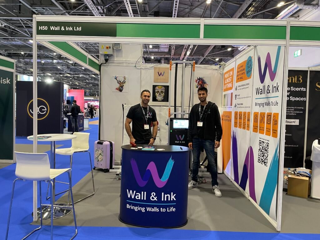 Wall & Ink exhibiting at a previous hospitality and workplace industry exhibition.