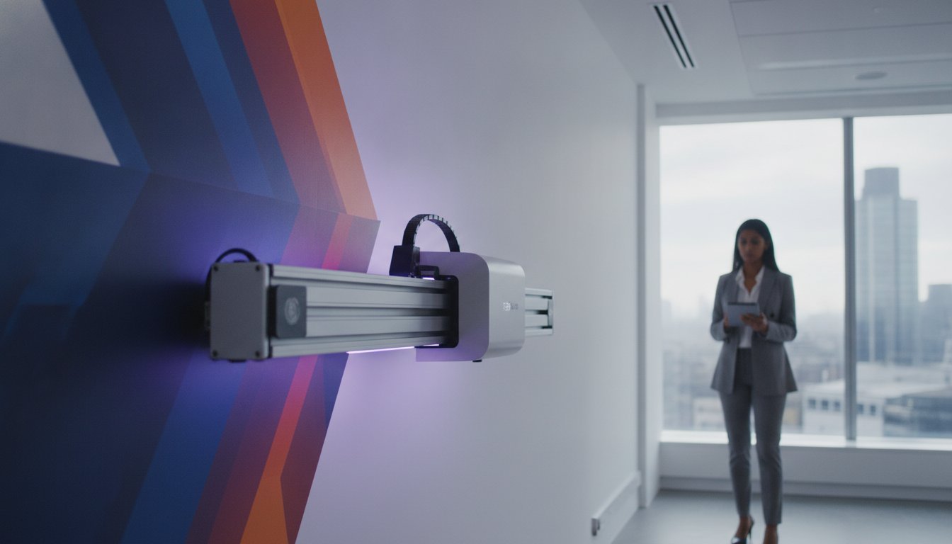 What is UV Cured Wall Printing? The Modern Alternative to Wallpaper