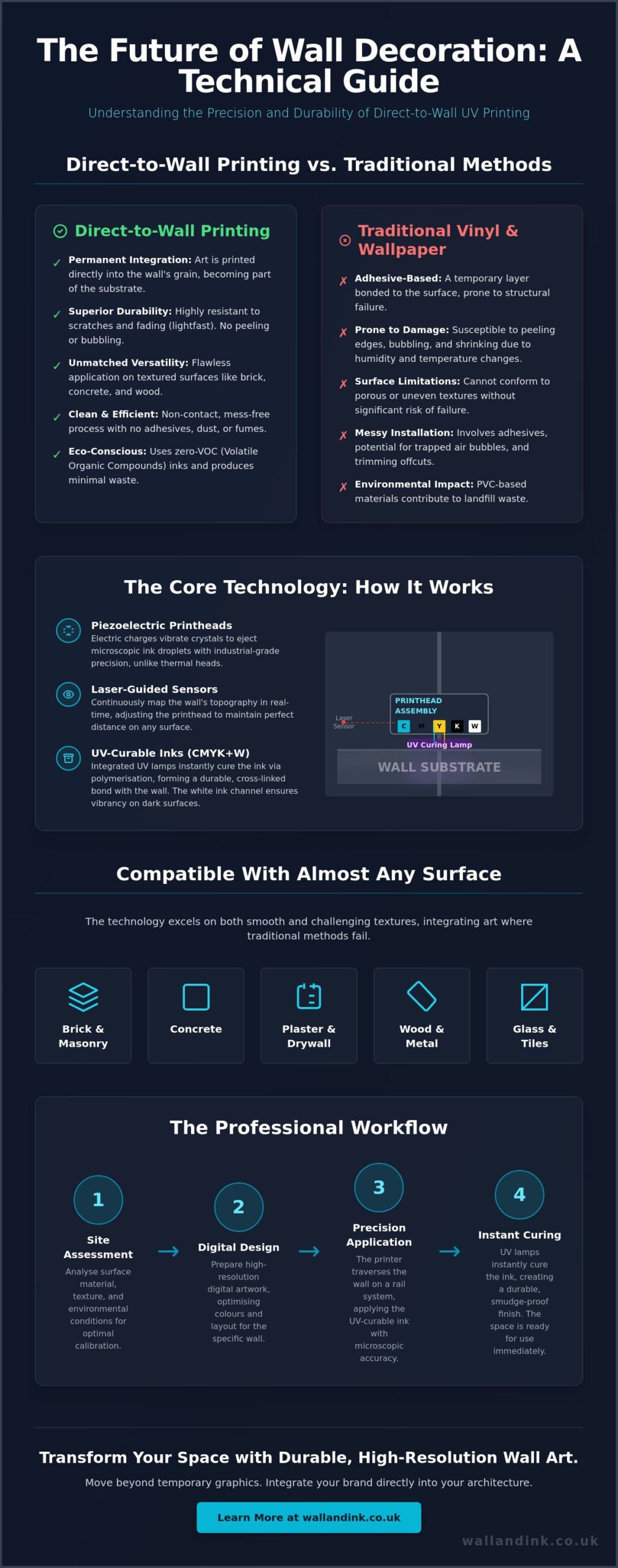 Direct-to-Wall Printing Process: A Technical Guide to Digital Murals