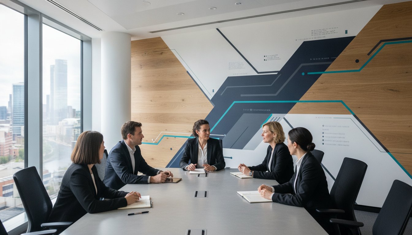 Professional Meeting Room Wall Branding: Modern Ideas for UK Workspaces