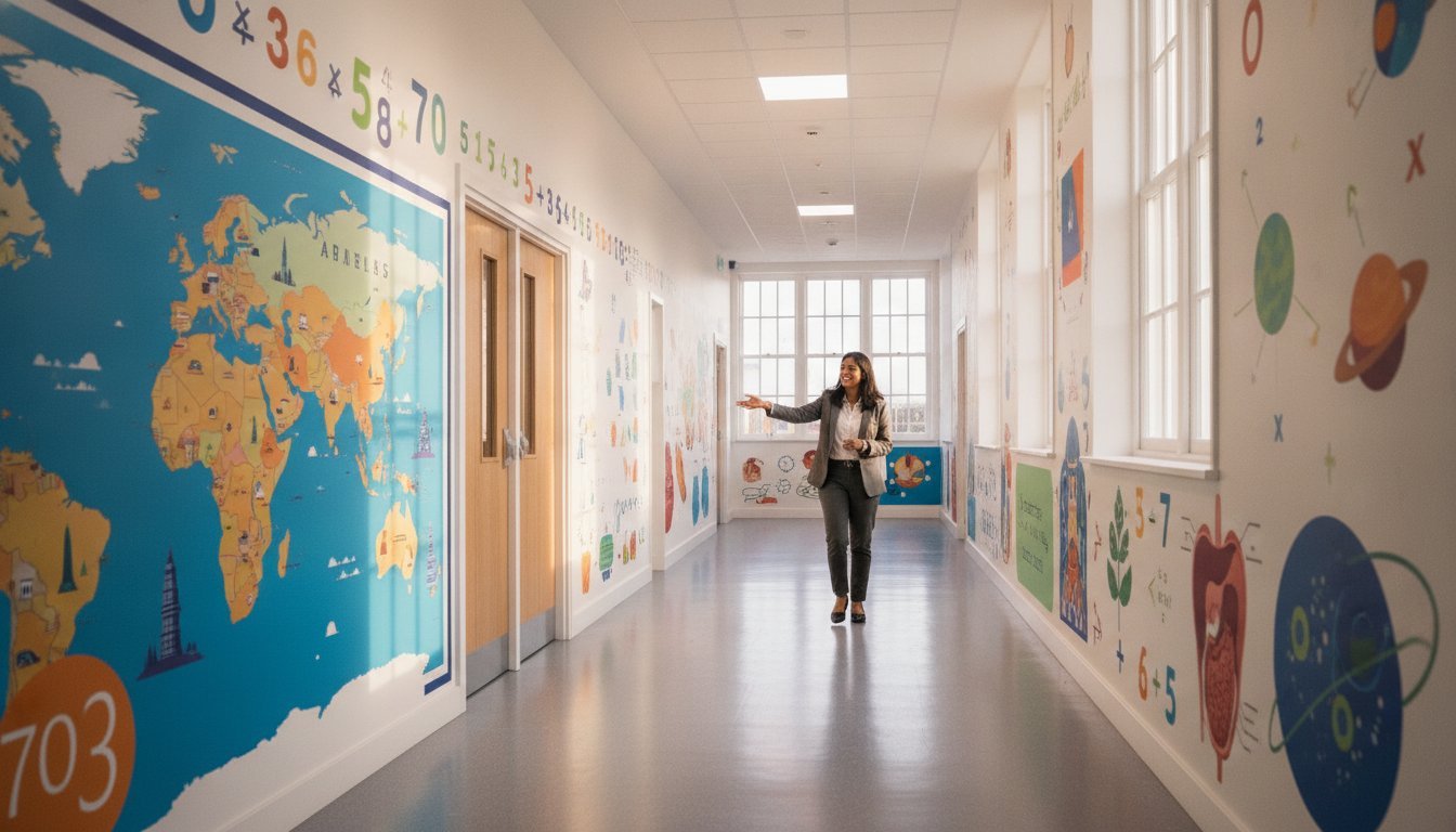 Educational Wall Art: Direct-to-Wall Printing Guide