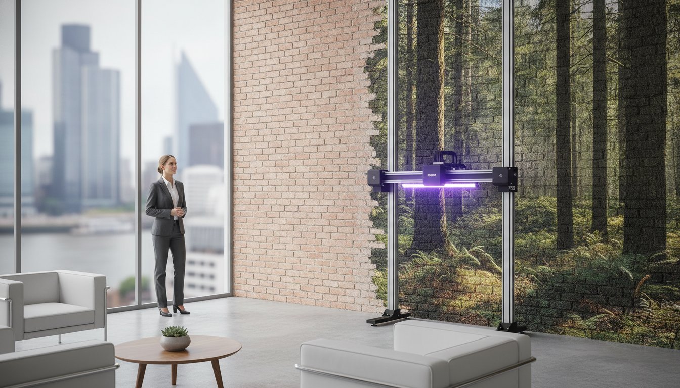 How Does a Wall Printer Work? The Technology Behind Direct-to-Wall Art