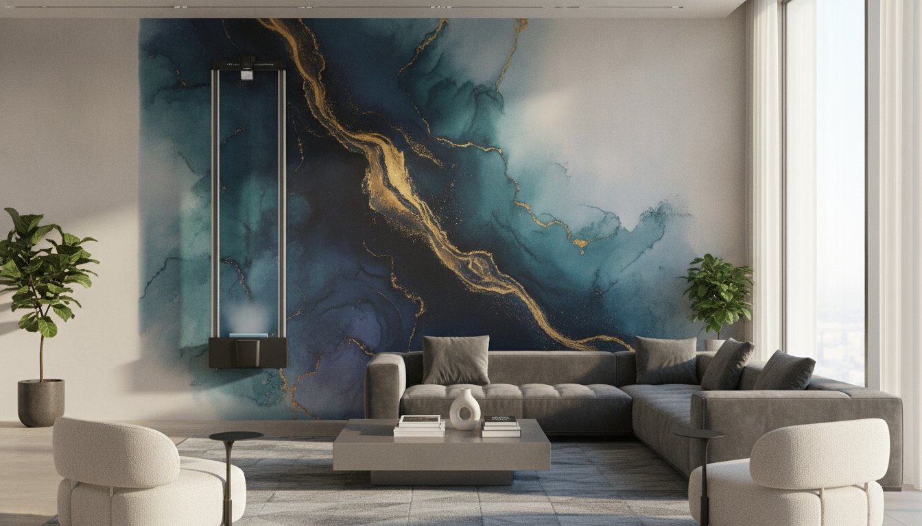 Living Room Wall Art: Elevating Your Home with Direct-to-Wall Technology