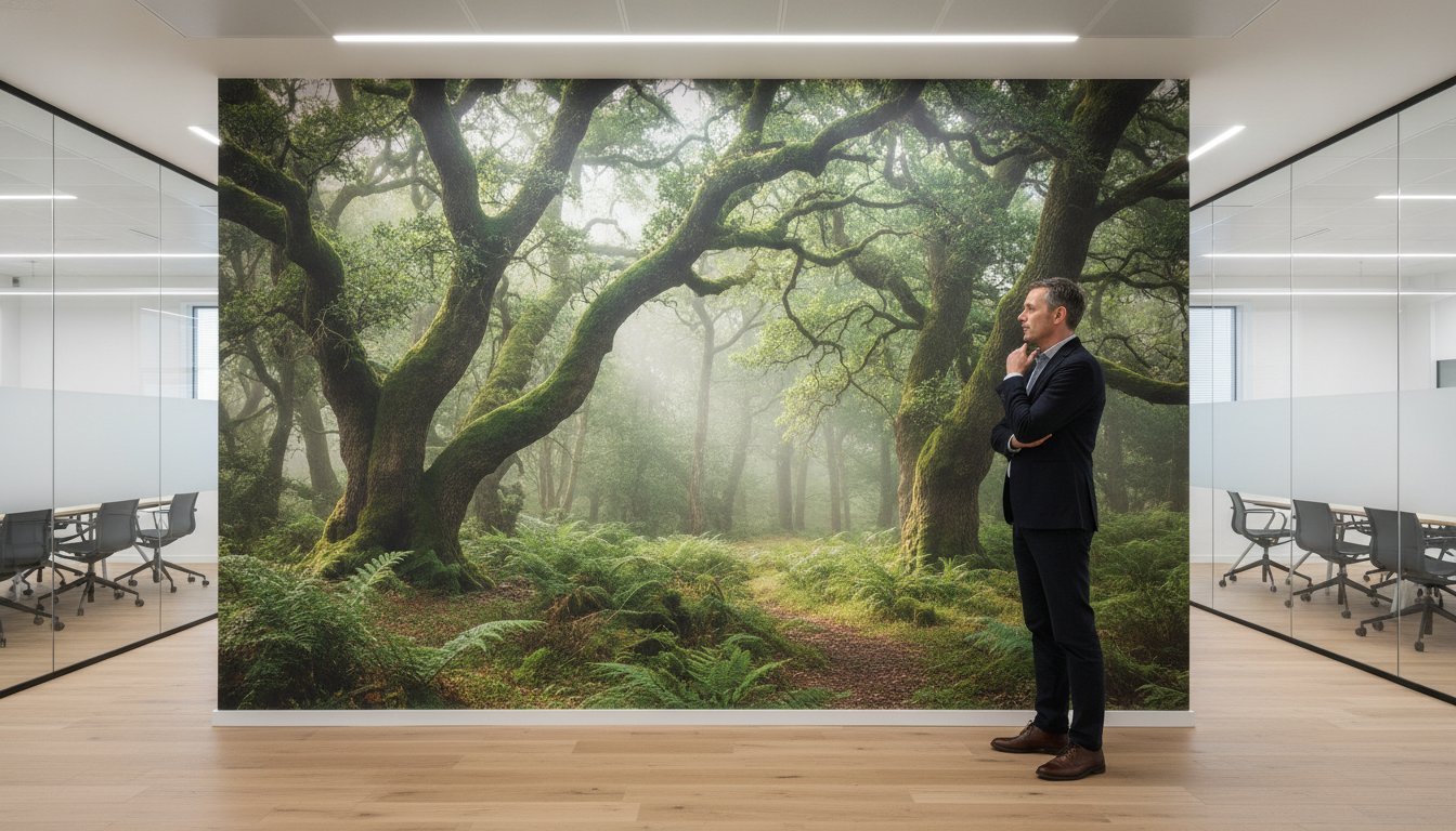 Nature Scene Wall Graphics: The Direct-to-Wall UV Printing Guide