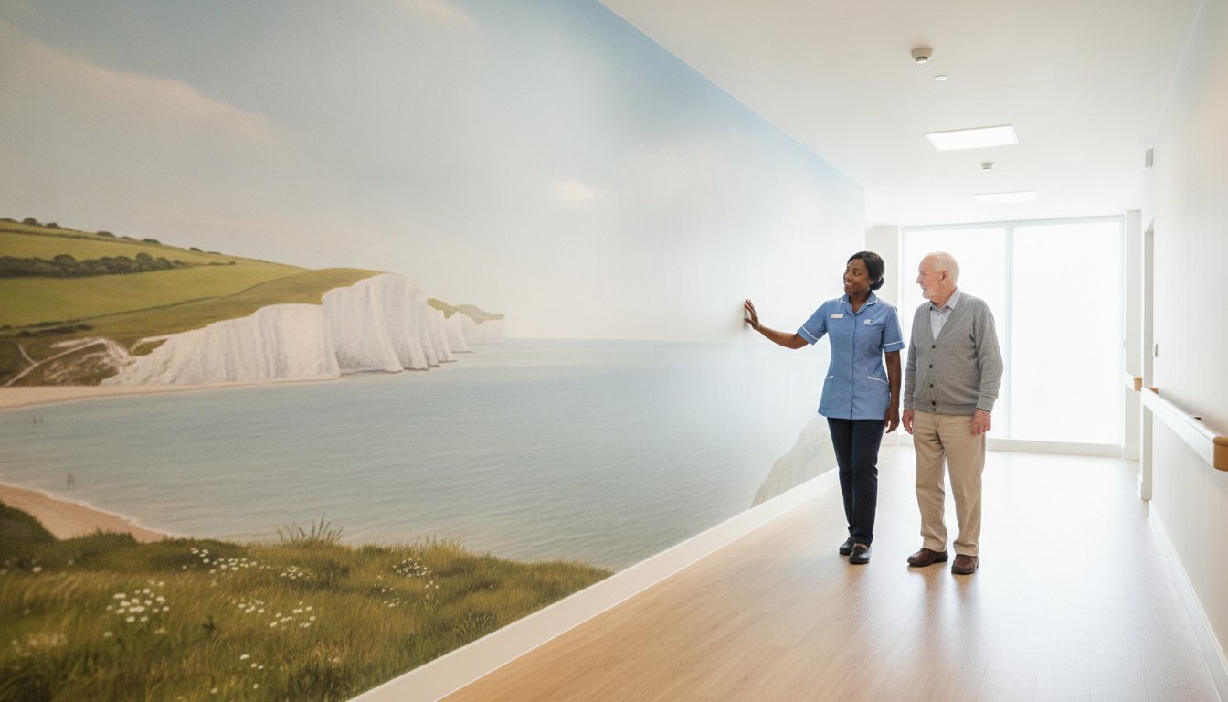 Care Home Interior Wall Design: A Guide to Durable, Hygienic Murals in 2026