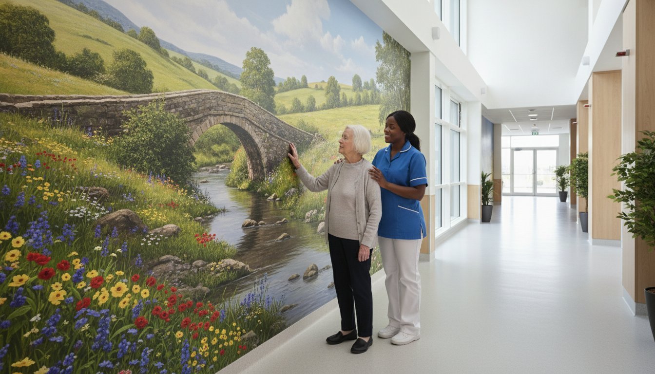 Dementia-Friendly Wall Murals: A Guide to Therapeutic Environments 2026