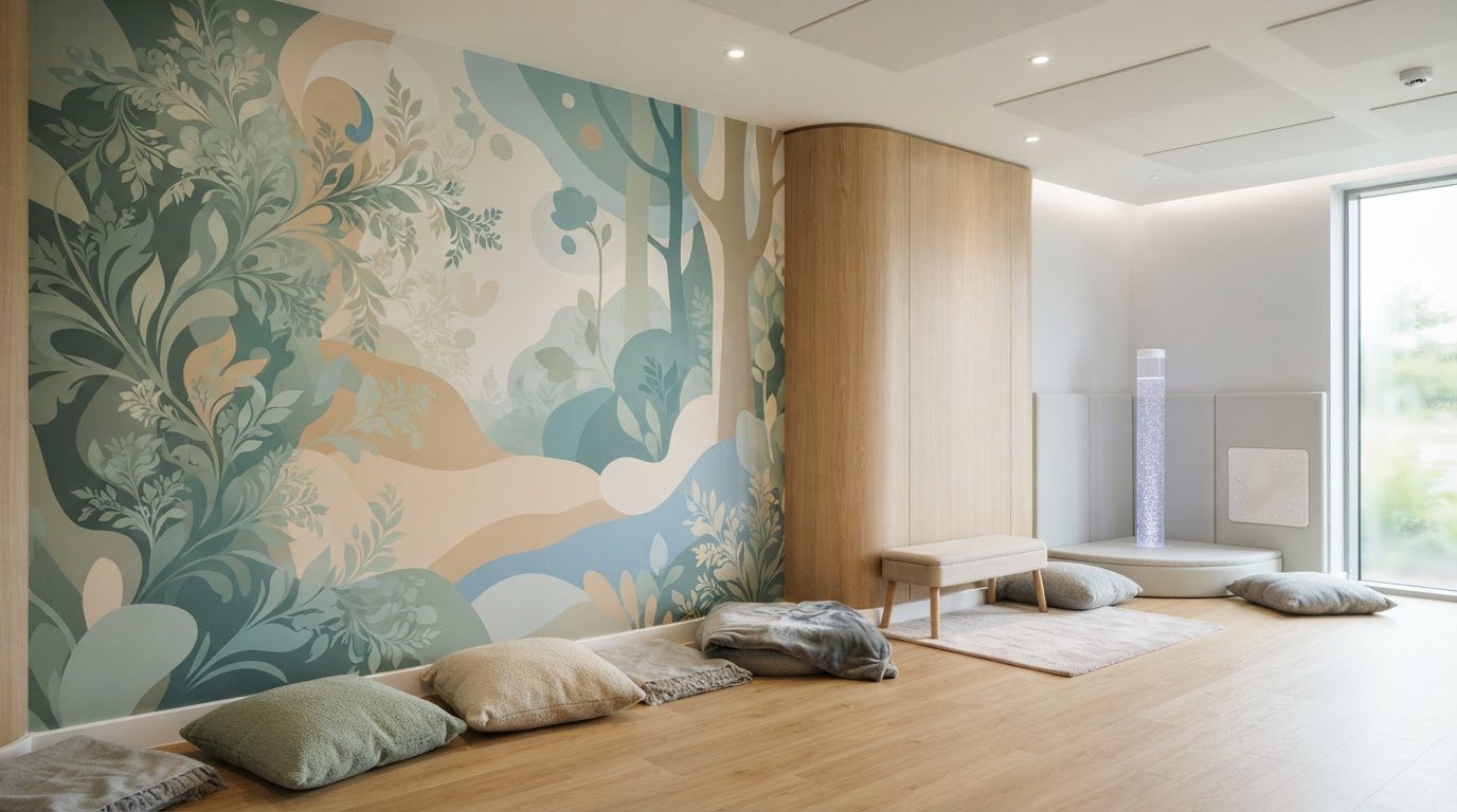 Durable Sensory Room Wall Graphics: Direct-to-Wall Printing for SEN Spaces