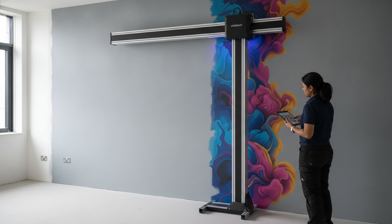 Printing on New Plaster: The Professional Guide to UV Wall Murals