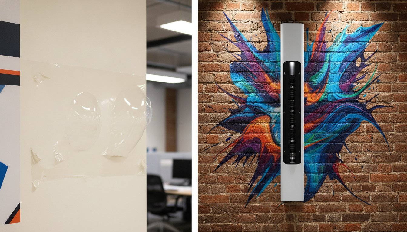 Wall Printing vs Vinyl Graphics: The UK Guide to Durable Wall Art