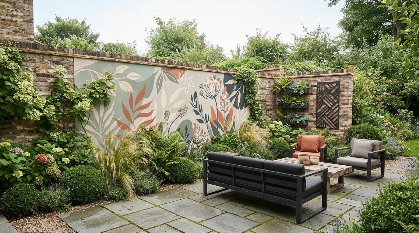 Garden Wall Art Ideas: How to Make an Outdoor Wall a Feature