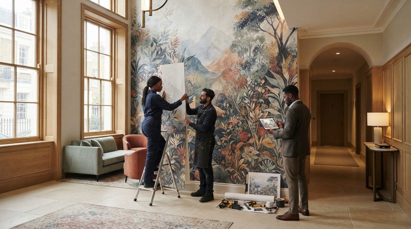 Hotel Wall Mural Printing: UK Hospitality Guide 2026